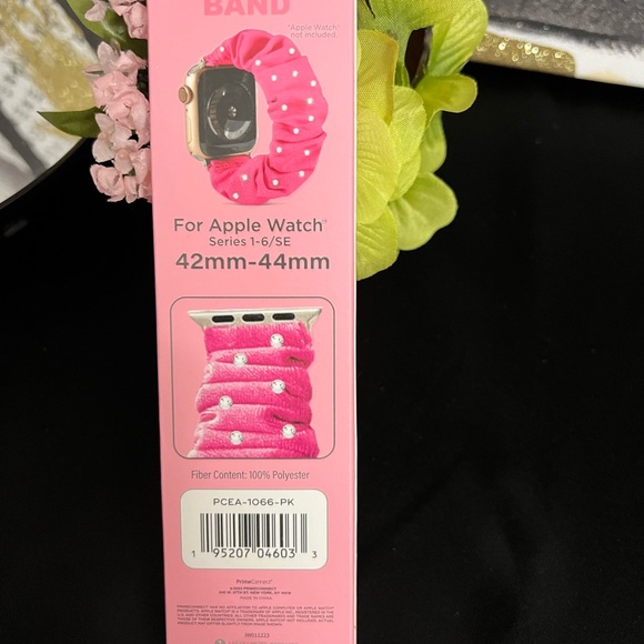 Scrunchie rhinestone band for Apple Watch fits 42/44 mm NIB - Picture 4 of 4